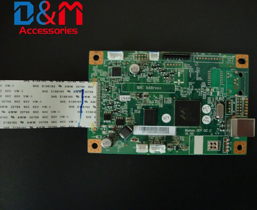 1Pcs Original used Mainboard for Pantum P2200 formatter board Mother board for Pantum 2200 without network