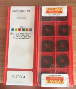 

10PCS CARBIDE INSERT R245-12T3M-KH 3220