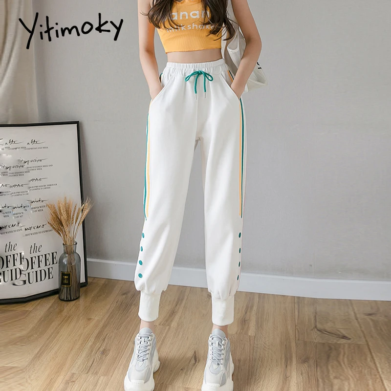 side stripe sweatpants womens