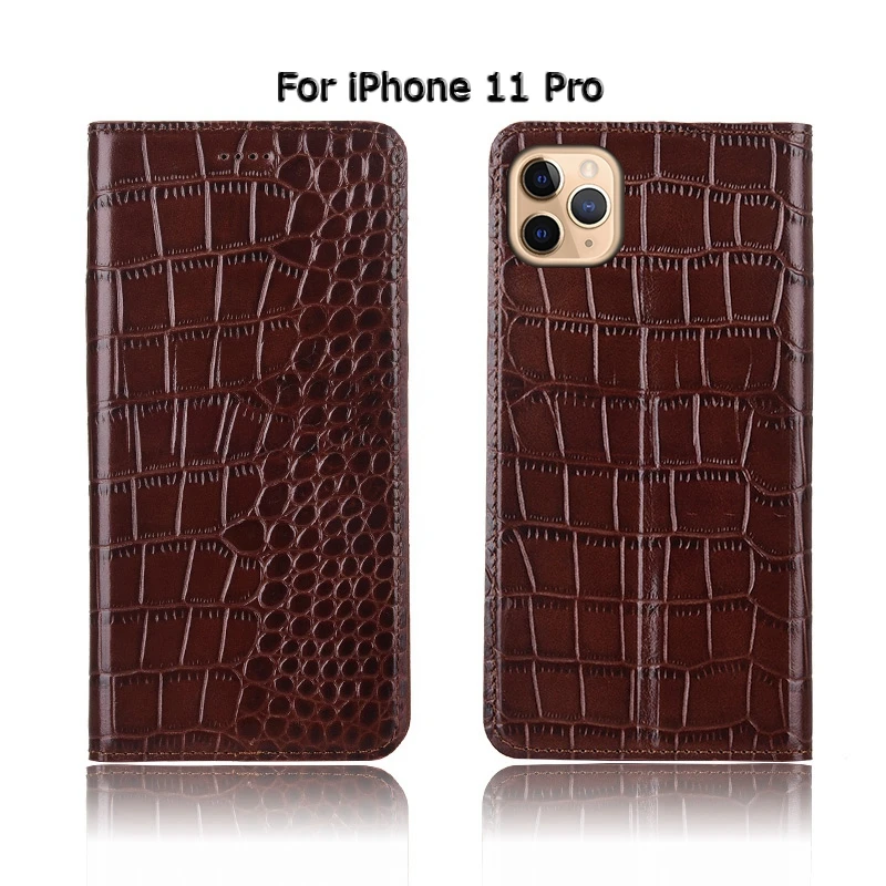 Топ из натуральной коровьей кожи чехол для Apple iPhone 11 Pro Max Чехол подставка флип чехол для телефона iPhone11 Pro