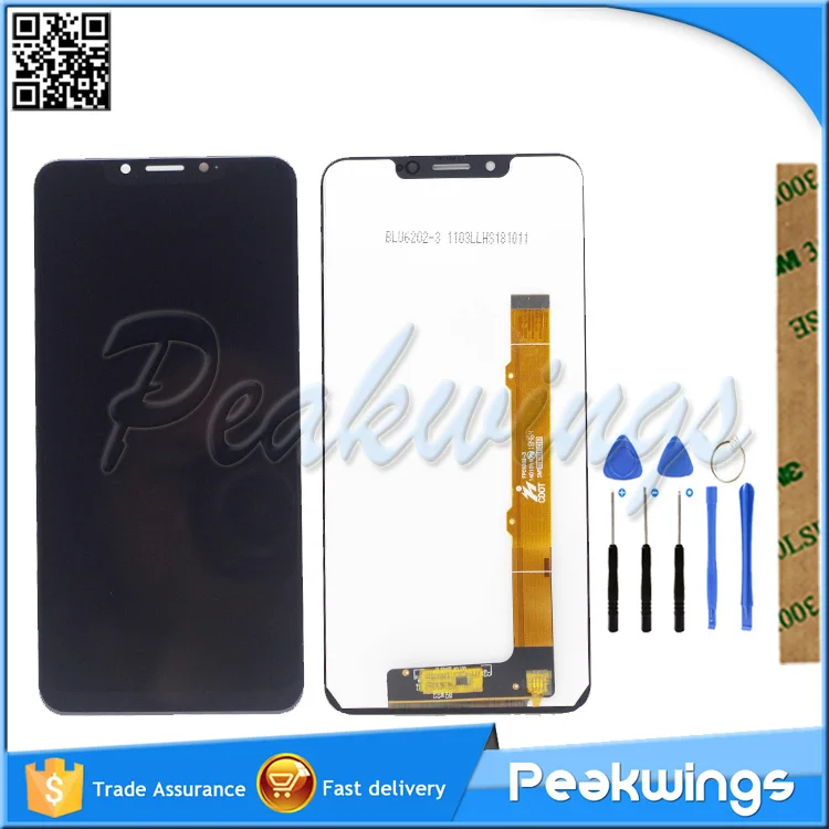 

100% Tested LCD Display For Alcatel V5 5060 5060D OT5060 LCD Screen With Touch Sensor Assembly