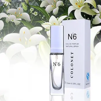 

Natural Flower Fresh Elegant Fragrant Fragrance Women Girls' Perfume Spray Perfume N6 15ml