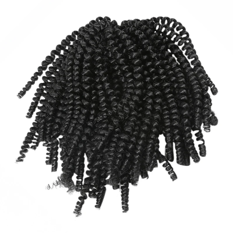 

1 Set of 6 Small Bundles of Crochet African Curly Curls Crochet Braids,Crochet Hair Extensions
