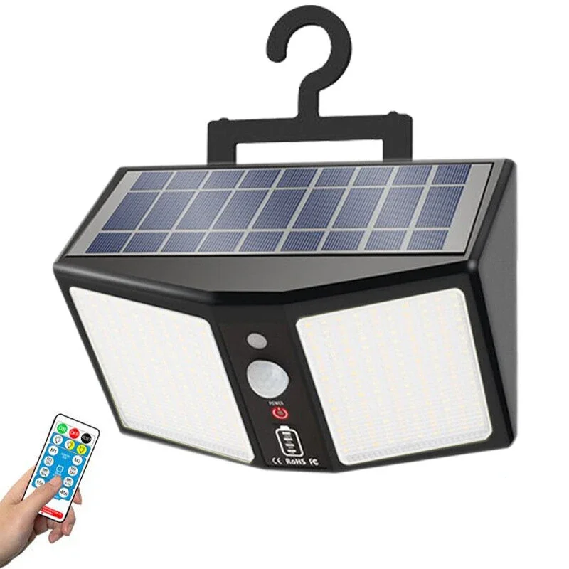 2pcs 9 LED Solar Powered Wall Mounted Light Waterproof Outdoor Garden Landscape led flood lights bunnings