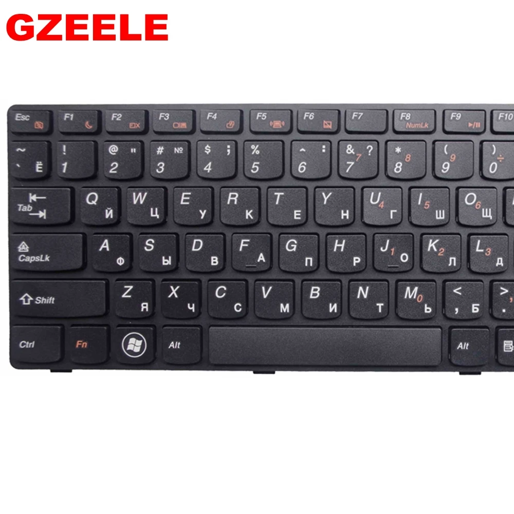 Ру черный новая клавиатура для ноутбука LENOVO G405G G480 G485 Z380 Z480 Z485 G410 G490 G400 G405 G410