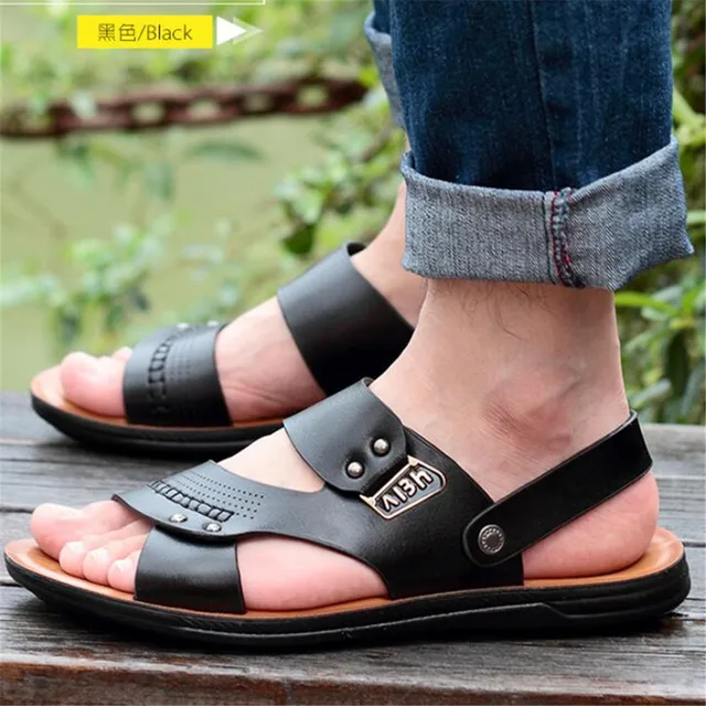 2018 Men Fashion Shoes Sandals | Versace Men Sandals Sale - Men Sandals  Leather - Aliexpress
