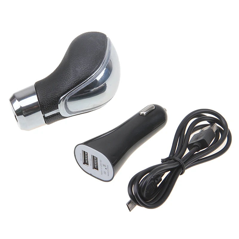 Автомобильная ручка переключения передач POSSBAY универсальная алюминиевая USB с