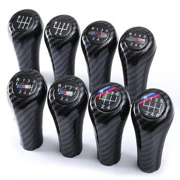 

5 Speed Car Manual Gear Shift Knob Shifter Lever Stick Leather Gaiter Boot Cover For BMW 3 SERIES E46, E90, E91, E92 5 SERIES