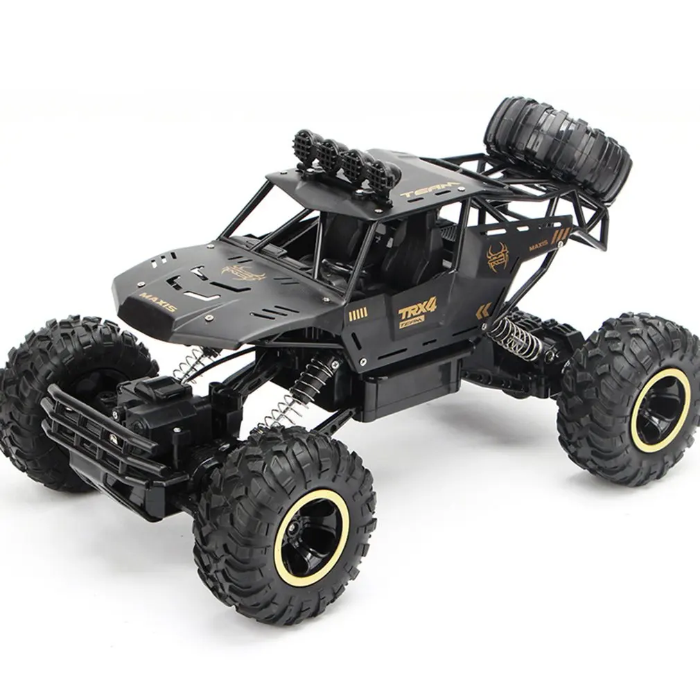 4WD пульт дистанционного управления высокоскоростная машина 2,4 ГГц электрические радиоуправляемые игрушки монстр грузовик багги внедорожные игрушки детские подарки - Цвет: Черный