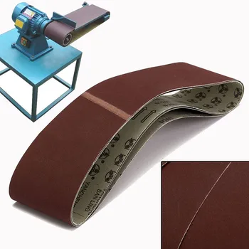 

3pcs/Set Grinding Sanding Belts 40/80/120 Grit Aluminum Oxide 100x915mm for Sander Polishing Replacement Machine Abrasive Tool