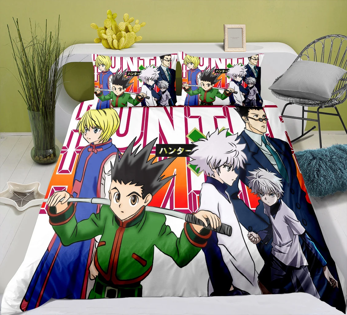 Комплект постельного белья Hunter x односпальный двуспальный большого размера