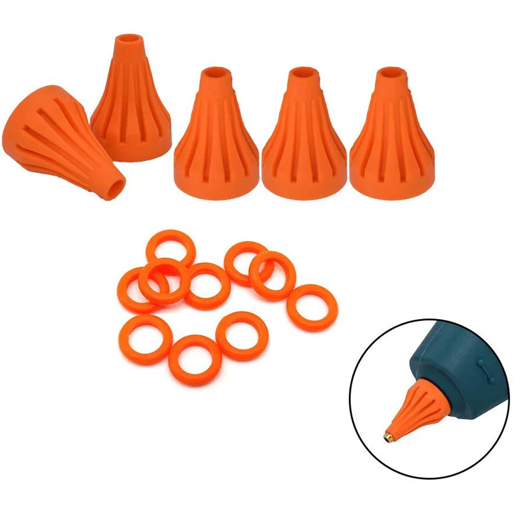 Glue Gun Nozzle accessories Copper material ,Suitable for hot melt glue gun with 11mm glue stick ,Built-in leakproof steel ball. 6