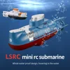 Mini RC Submarine 6CH Radio Control Submarine Hover Function Toy for Aquarium Fish Tank USB Rechargeable Kids Children Gift 1