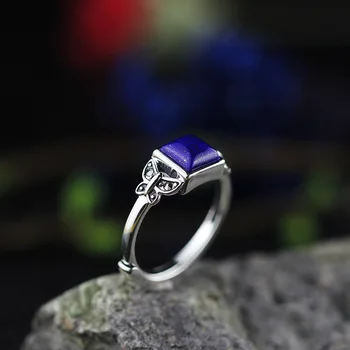 

2019 Promotion Rushed Women Aventurine Bridal Sets Anel Feminino Ms Character Items S925 Pure Ornaments Contracted Manual Ring