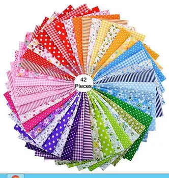 

25*25cm Flower Set Rag Cotton Fabric Printed Cloth Sewing Quilting Fabrics for Patchwork Needlework DIY,c10893