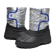 Dollplus-30 градусов, Россия, зимние теплые шерстяные ботинки для маленьких мальчиков, зимние ботинки для малышей, детские Нескользящие водонепроницаемые резиновые сапоги