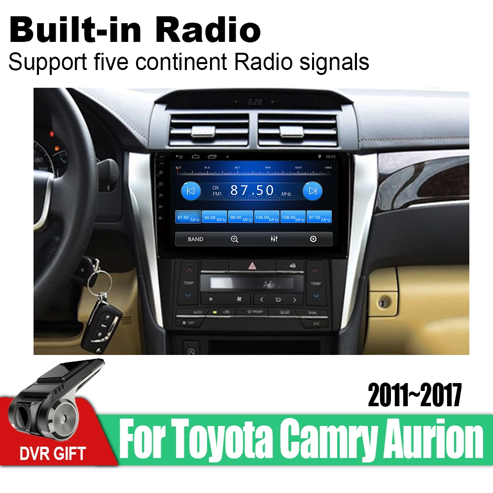 Flash Deal ZaiXi Android Car 2 din multimedia GPS Navigation For Toyota Camry Aurion 2011~2017 USA Version vedio stereo Radio audio video 3