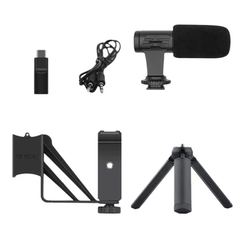 

Top for Pocket Phone Mount Folding Tripod 3.5mm Mic Adapter Microphone Data Cable for DJI Osmo Pocket Camera Extension Accessori