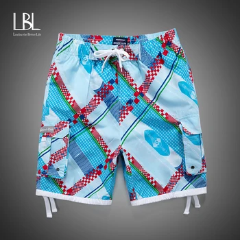 

Mens Polyester Shorts 2020 Summer Fashion Beach Shorts Breathable Quick Dry Loose Casual Hawaii Printing Shorts Man Plus Size