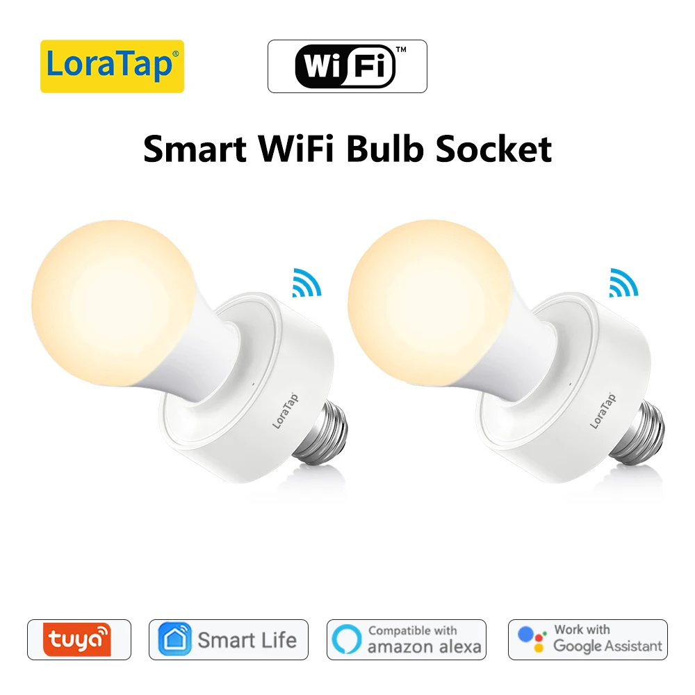 LORATAP - Douille de lampe intelligente Zigbee 3.0 compatible E27