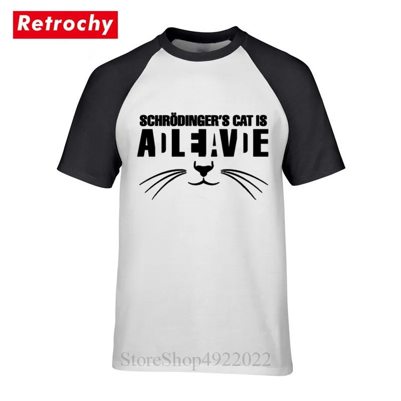 Лидер продаж забавная футболка с изображением кошки женская теории Большого