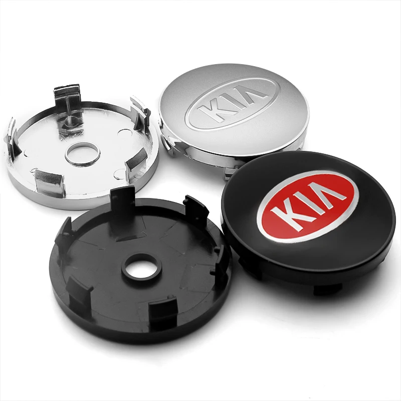 

4PCS 56/60MM Badge Car Wheel Center Hub Caps Emblem Sticker Decal Wheel Dust-proof covers For Kia K2 K3 K5 Sorento Sportage R