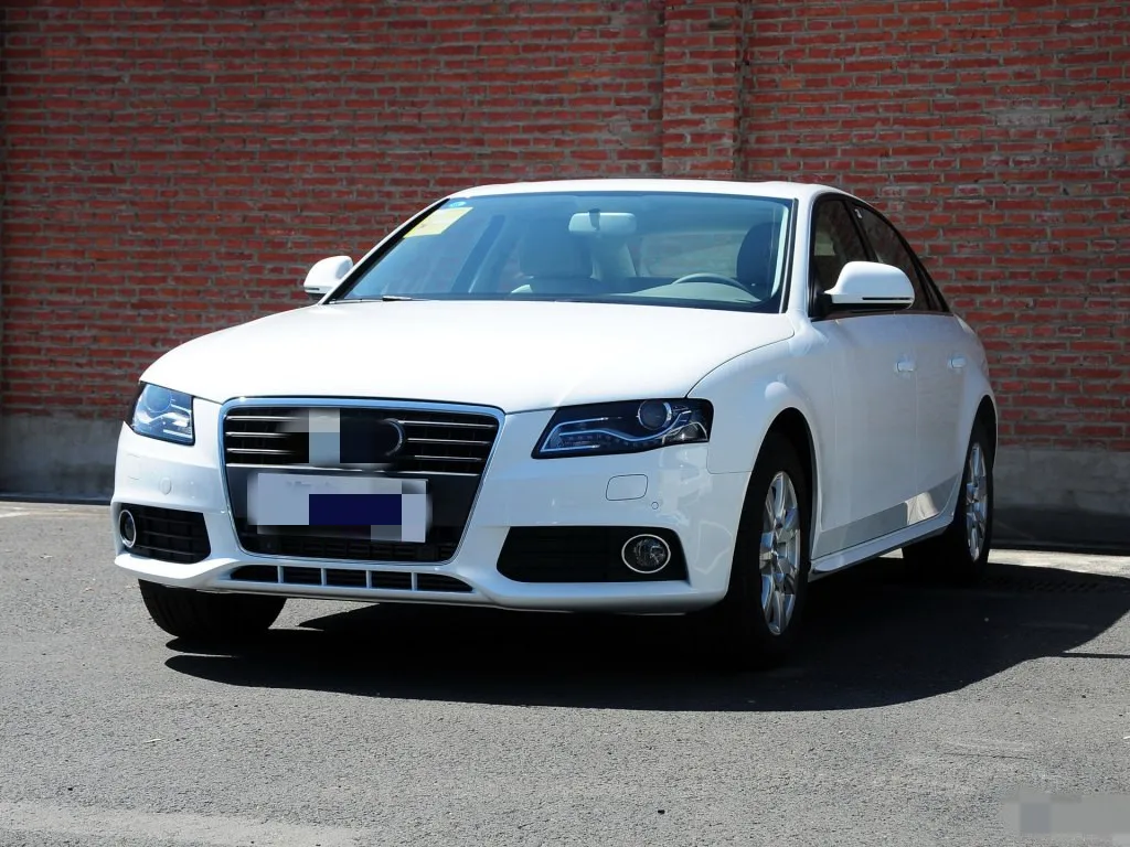 Для audi A4 b8 09/10/11/12 передние фары прозрачный абажуры лампа основа маски фары крышка объектива лобовых фар - Цвет: Left and Right