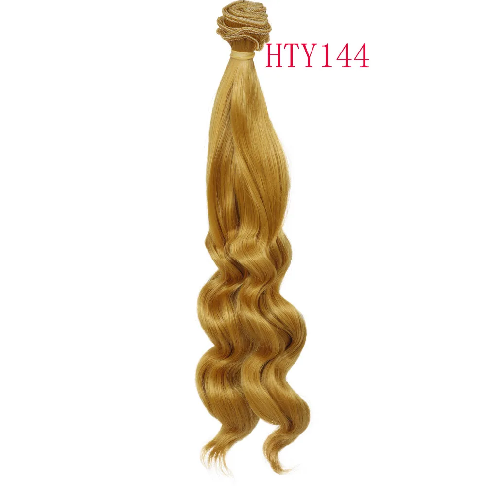 Russian Handmade Doll Hair 25 cm High Temperature Curly Hair for 1/3 1/4 1/6 BJD DIY Curly Doll Wigs Tree