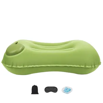 

Portable Waist Protector Inflatable Square Shape Pillow TPU Milk Silk Material Inflatable Travel Neck Pillow
