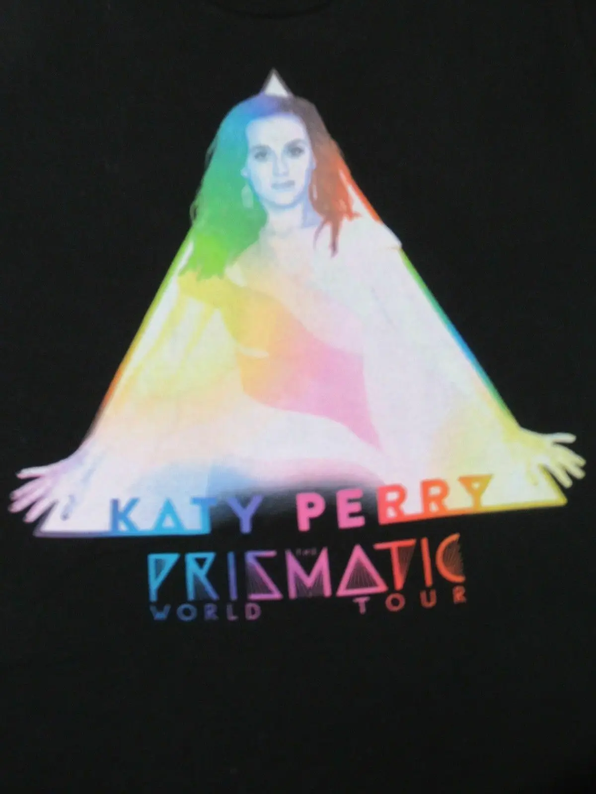

KATY PERRY PRISMATIC WORLD TOUR - SMALL BLACK T-SHIRT - V1473 Printed T-Shirt Men