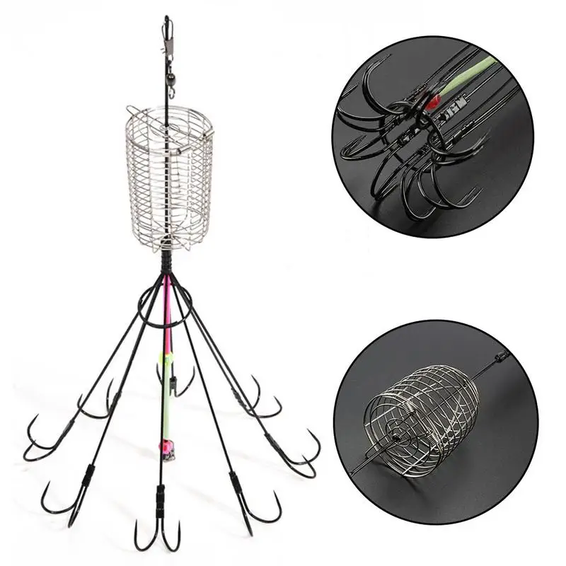 1 шт. специальный рыболовный крючок с эластичной стальной приманкой приманка