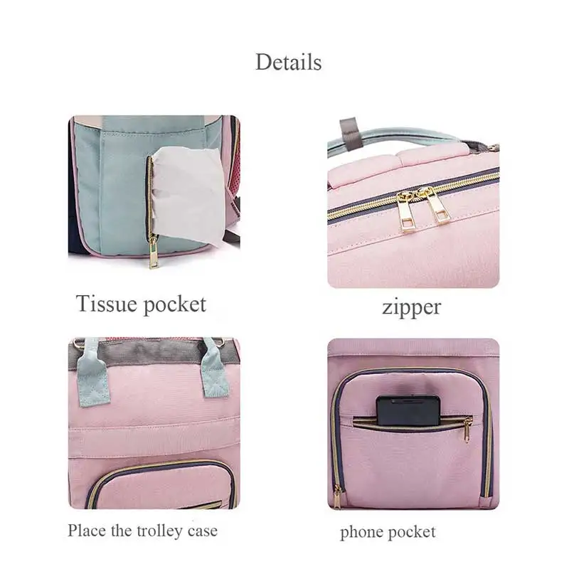 Lequeen модная сумка для подгузников для мам, брендовая Большая вместительная детская сумка, рюкзак для путешествий, дизайнерская сумка для ухода за ребенком