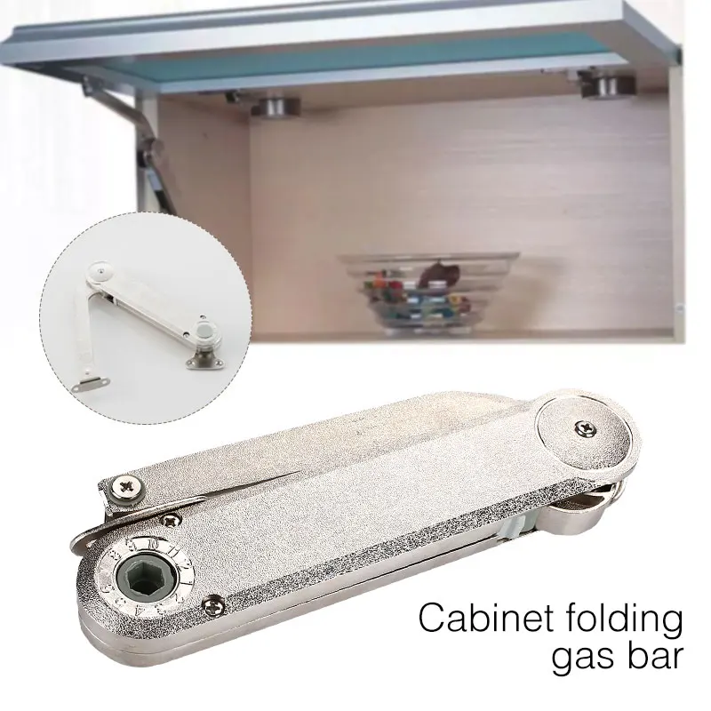 

Portable Door Support Rods Accessories Adjustable Practical Hardware Hydraulic Rod Durable Cabinets Lift Hinge Silver