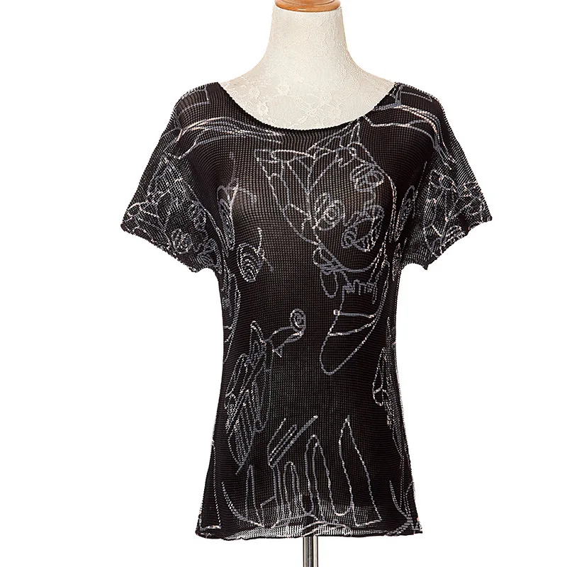 Printed T-shirt Female Short-sleeved 2019 New