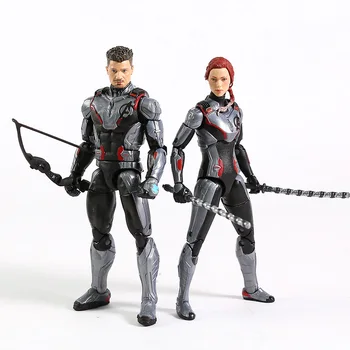 

Original Marvel Avengers 4 Endgame Hawkeye Iron Man Black Widow Nebula PVC Action Figure Collectible Model Toy