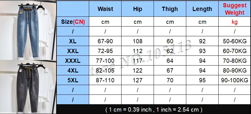 zara jeans High Elastic Waist Hemming Boyfriend Loose Ripped Harem Jeans Mom Light Blue Cuffed Casual Ankle length Capris Baggy Denim Pants jeans pant