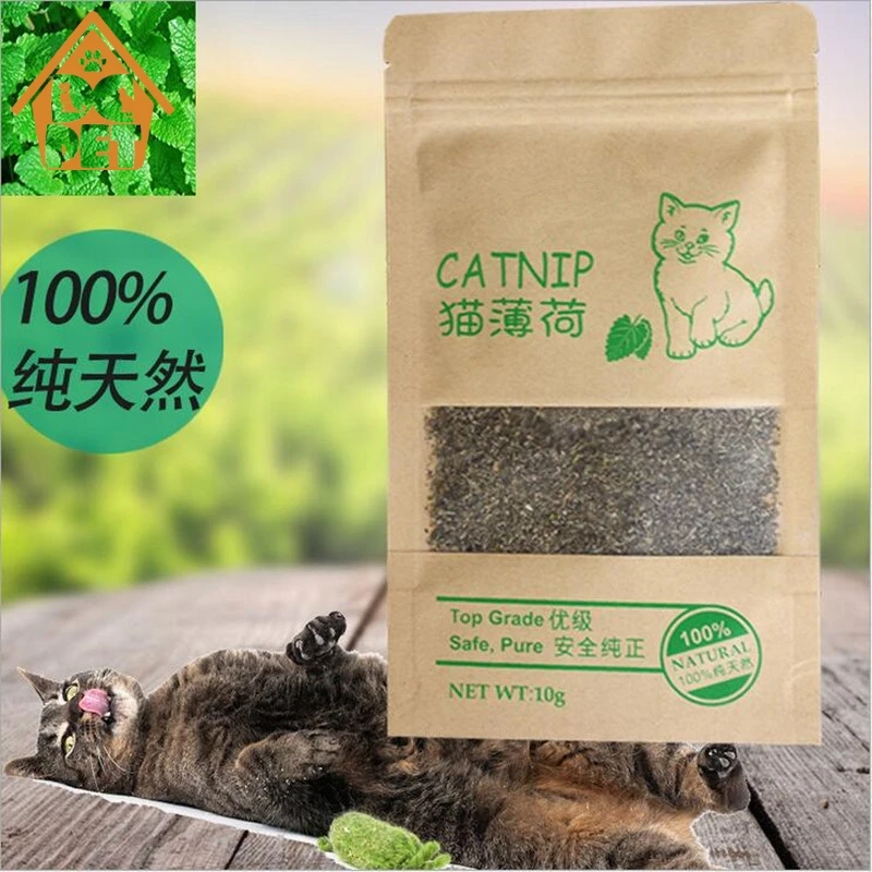 

100% Natural Premium Catnip Catmint Menthol Flavor Cat Treats Funny catnip Toys for Kittens Catnip Toys Cats Pets toys