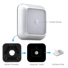 Индукционный ночной Светильник для человеческого тела, креативный светильник с управлением, 6Led шкаф, коридор, дорожная лампа, домашний ночной Светильник