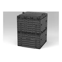 Компостер садовый Piteco 300л с крышкой K1130 чёрный Компостер садовый Piteco 300л с крышкой K1130 чёрный