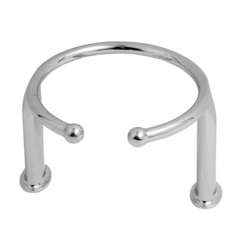 

316 Stainless Steel Triple Ring Cup Drink Holder - Open Design