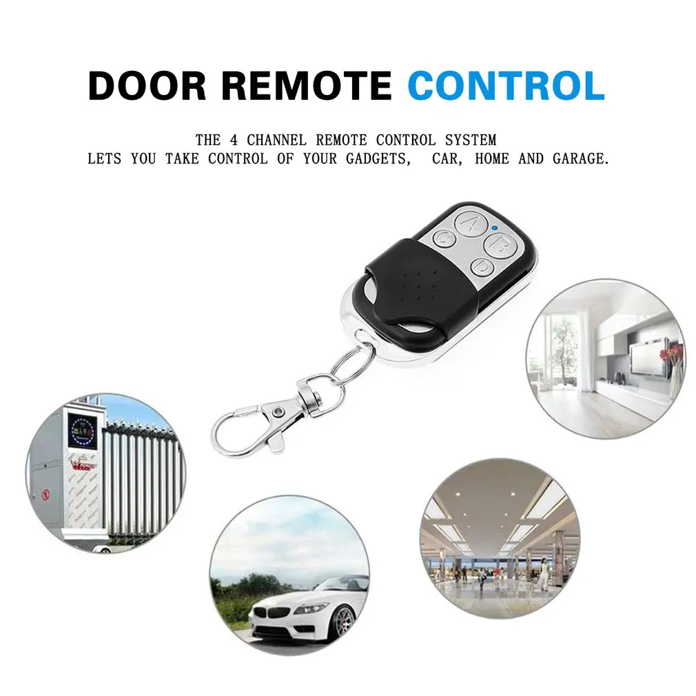 Garage Door Remote Control 433Mhz 4 Channel Gate control For Garage Command Opener Alarm Remote Control keypad card