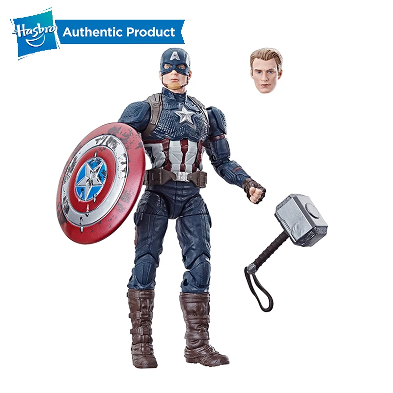 

Hasbro Marvel Legends 6-Inch Captain America Power And Glory Exclusive with Mjolnir Hammer Avengers And Hail Hydra Arnim Zola