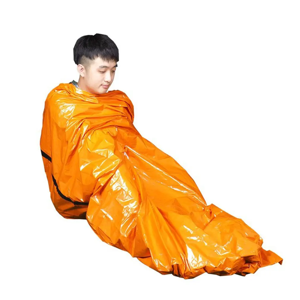 

Outdoor PE Emergency Waterproof Sleeping Bag First Aid Sleeping Bag Disaster Relief Cold Insulation Lifesaving Sleeping Bag
