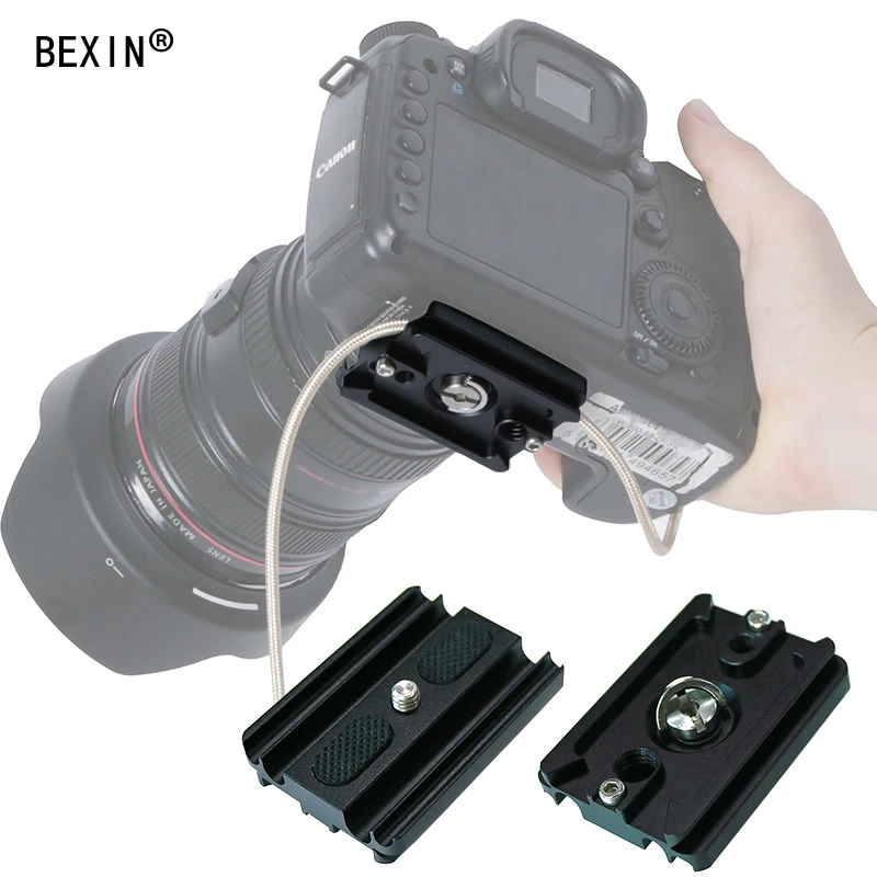 

Camera plate dslr quick release plate data line splint mount adapter tripod plate for arca swiss clamp camera tripod ballhead