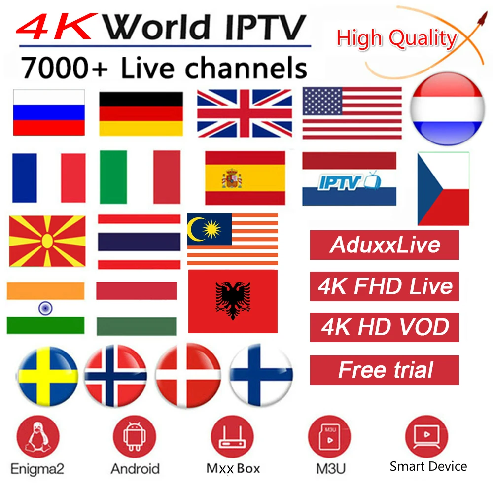 

IPTV France Arabic Greek live vod 1 Year IPTV Code Canada USA America French Sweden Spain m3u hot xxx Portugal Android TV Box