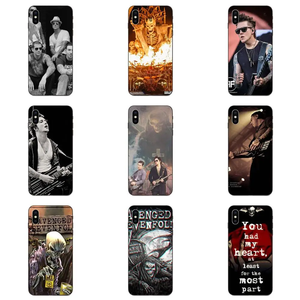 Avenged Sevenfold A7x для Galaxy A8 A9 звезды Примечание 4 8 9 10 S3 S4 S5 S6 S7 S8 S9 S10 Edge Lite Plus Pro G313