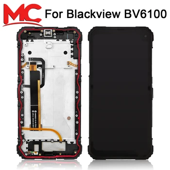 

6.88 Inch 1352*640 Original For Blackview BV6100 LCD Display Touch Screen Tested Repair Parts With Frame for Blackview BV6100