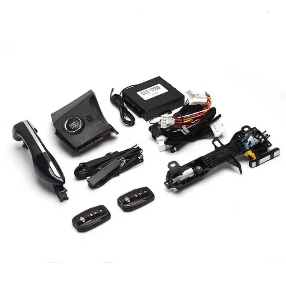 Auto Alarm Motor Startknop Stop Afstandsbediening Sleutel Start Stop Keyless Entry Voor Toyota Corolla 14-18with Panel En Sensor handvat Auto Alarm Motor Startknop Stop Afstandsbediening Sleutel Start Stop Keyless Entry Voor Toyota Corolla 14-18with Panel En Sensor handvat