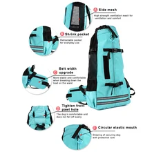 Рюкзак для домашних животных дышащая Сумка-переноска для собак для больших собак рюкзак с изображением бульдога регулируемые дорожные сумки 2019ing