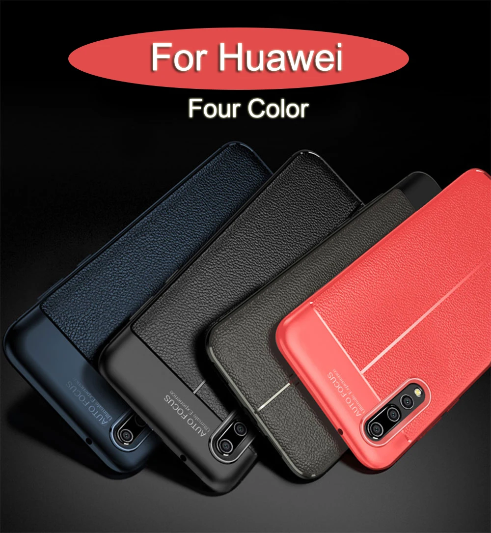 ТПУ для huawei Honor 20 Pro Y9 PRIME Y5 8S P SMART Z чехол для huawei Honor 10i 20i мягкий силиконовый кожаный Стильный чехол личи